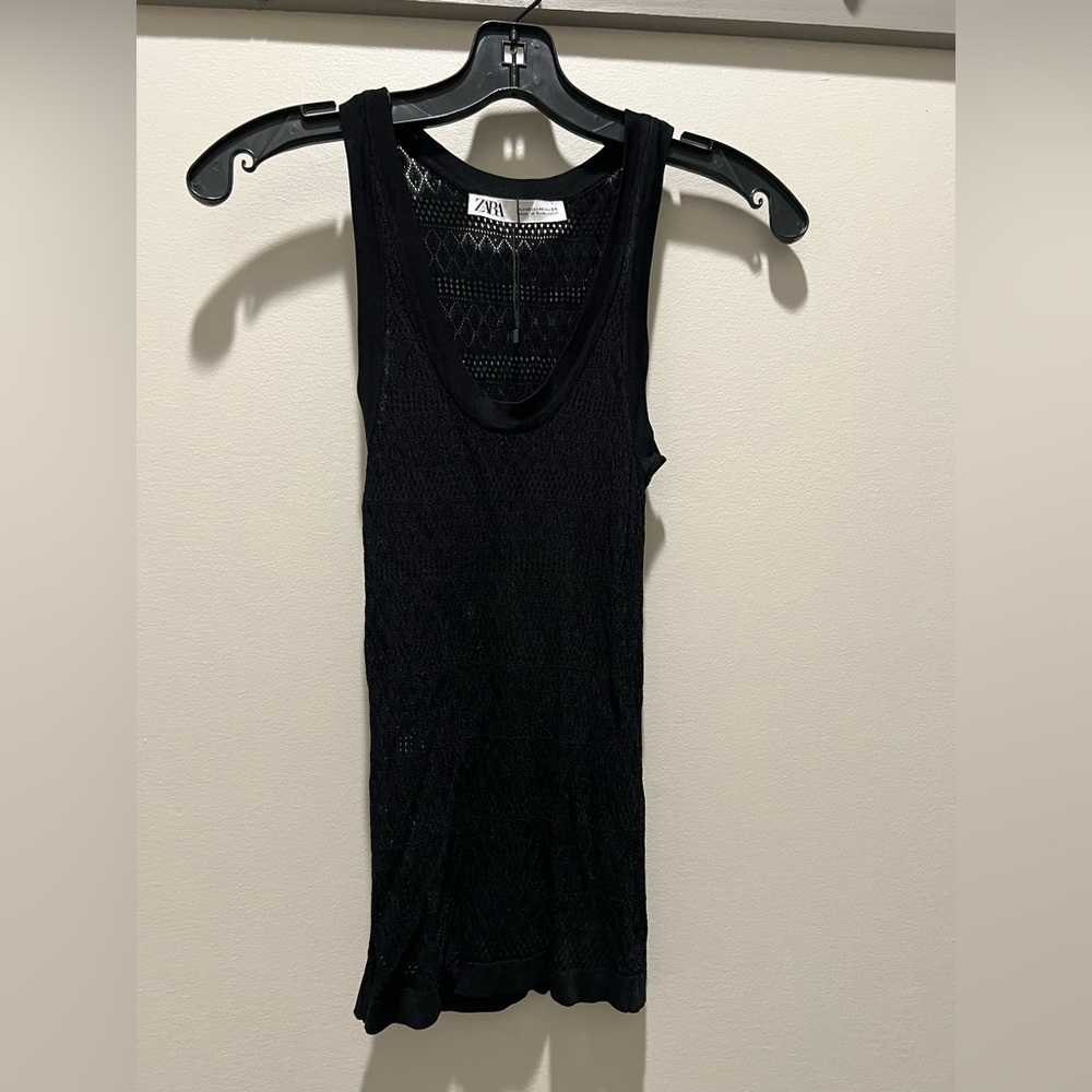 Zara Lace like tank top NWOT
